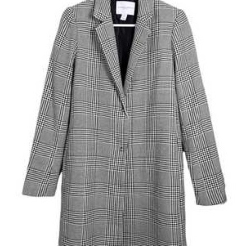 Carolina Belle Classic Plaid Trench Coat